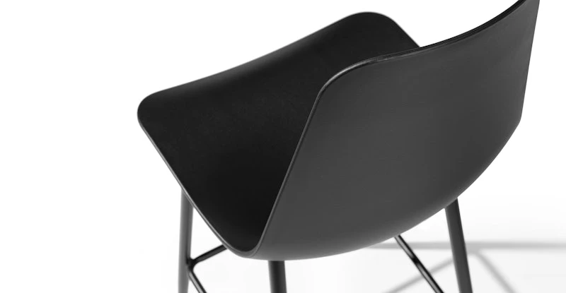 Svelti Pure Black Bar Stool 6 Svelti Pure Black Bar Stool - Image 6