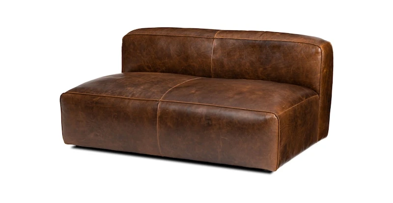 Cigar Rawhide Brown Loveseat 2 Cigar Rawhide Brown Loveseat - Image 2