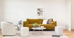 Sven Yarrow Gold Sofa