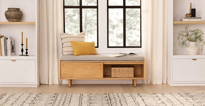 Nederin Rain Cloud Gray Oak Bench 1 Nederin Rain Cloud Gray Oak Bench