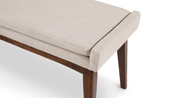 Chantel Antique Ivory 56" Bench 4 Chantel Antique Ivory 56" Bench - Image 4