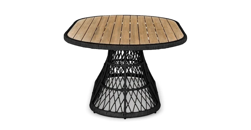 Calliope Black Oval Dining Table 3 Calliope Black Oval Dining Table - Image 3