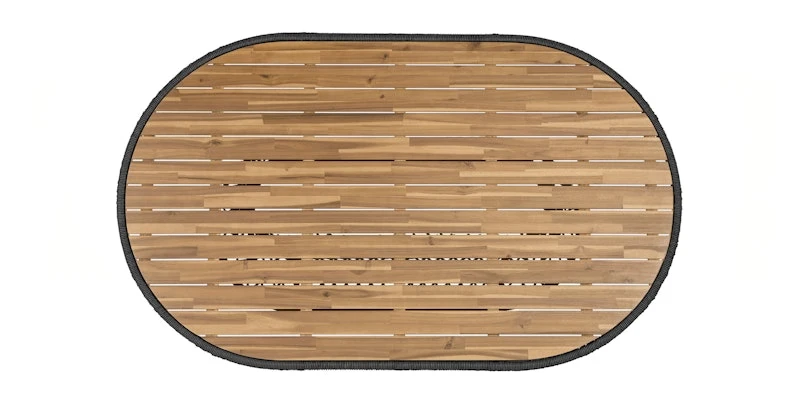 Calliope Black Oval Dining Table 7 Calliope Black Oval Dining Table - Image 7