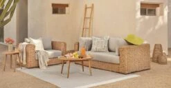 Rooth Jacquard Gray Outdoor Pillow