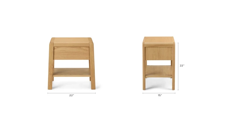 Dalsa Natural Oak Nightstand 12 Dalsa Natural Oak Nightstand - Image 12