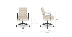 Gerven Cobblestone Ivory Office Chair 17 Gerven Cobblestone Ivory Office Chair -Article Shop image79764