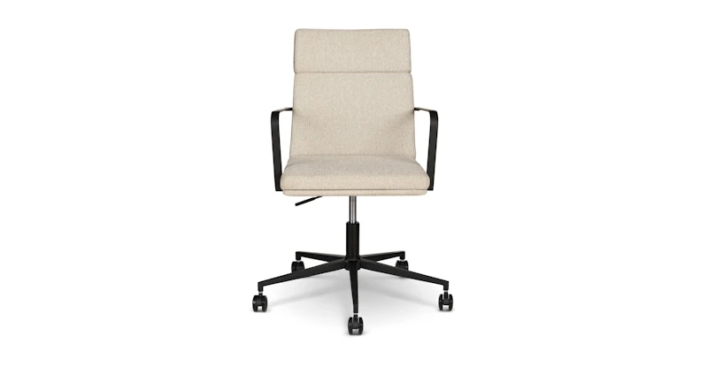 Gerven Cobblestone Ivory Office Chair 2 Gerven Cobblestone Ivory Office Chair - Image 2