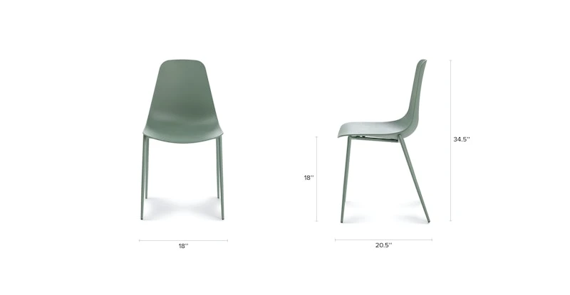 Svelti Aloe Green Dining Chair 10 Svelti Aloe Green Dining Chair - Image 10
