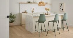 Svelti Aloe Green Counter Stool