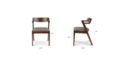 Zola Volcanic Gray Dining Chair 19 Zola Volcanic Gray Dining Chair -Article Shop image81129