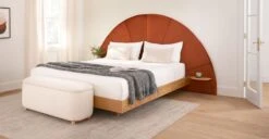 Maribo Ivory Bouclé 48" Storage Ottoman