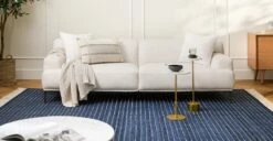 Lattus Motif Blue Rug 8 X 10