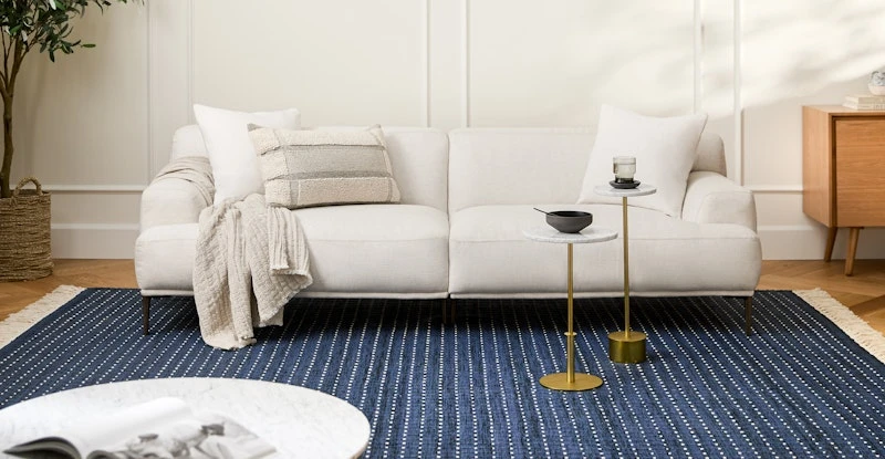 Lattus Motif Blue Rug 8 X 10 1 Lattus Motif Blue Rug 8 X 10