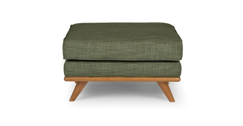 Timber Olio Green Ottoman 2 Timber Olio Green Ottoman - Image 2