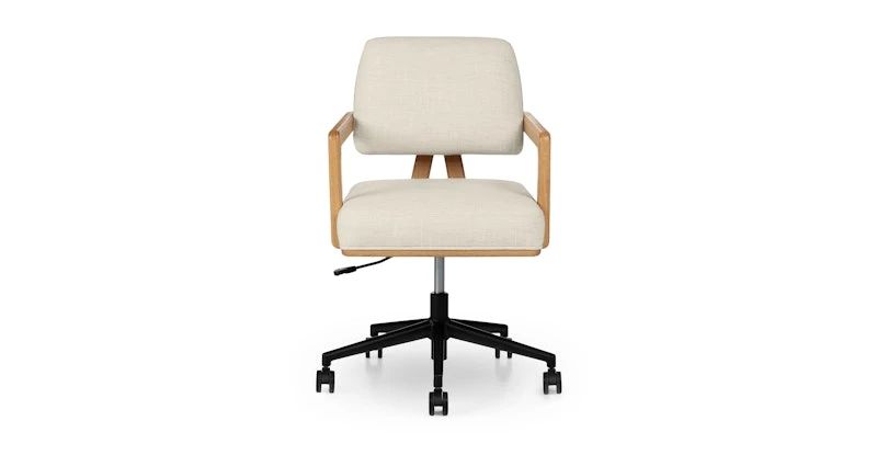 Aquila Teff Ivory Office Chair 3 Aquila Teff Ivory Office Chair - Image 3