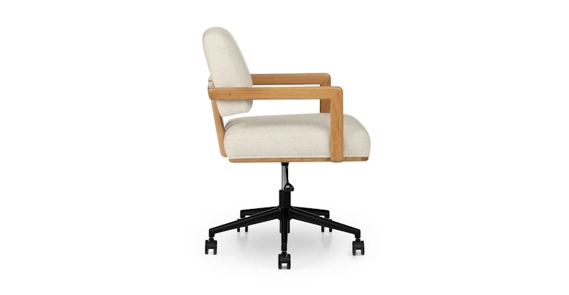 Aquila Teff Ivory Office Chair 4 Aquila Teff Ivory Office Chair - Image 4