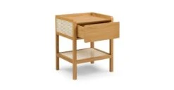 Candra Oak 1-Drawer Nightstand -Article Shop image83275
