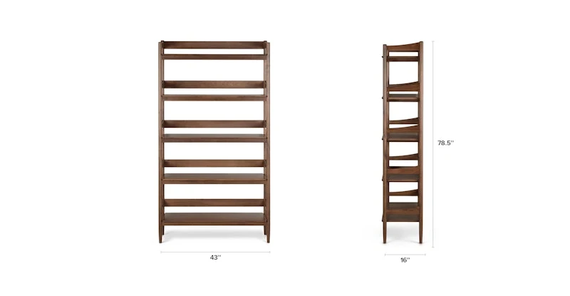 Cotu Walnut Bookcase 11 Cotu Walnut Bookcase - Image 11