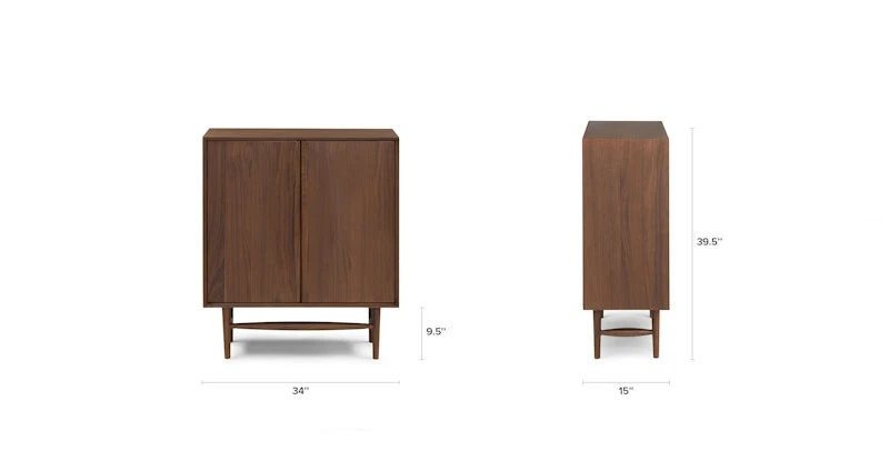 Lenia Walnut Cabinet 12 Lenia Walnut Cabinet - Image 12