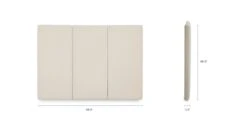 Noel Plush Pacific Taupe Queen 48" Headboard 17 Noel Plush Pacific Taupe Queen 48" Headboard -Article Shop image83818