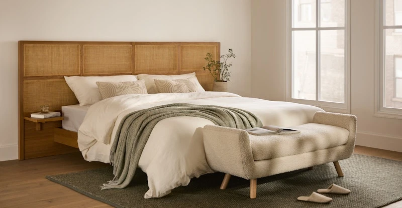 Olalla Oak King Headboard 1 Olalla Oak King Headboard