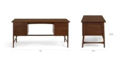 Krossa Walnut Executive Desk 25 Krossa Walnut Executive Desk -Article Shop image84733