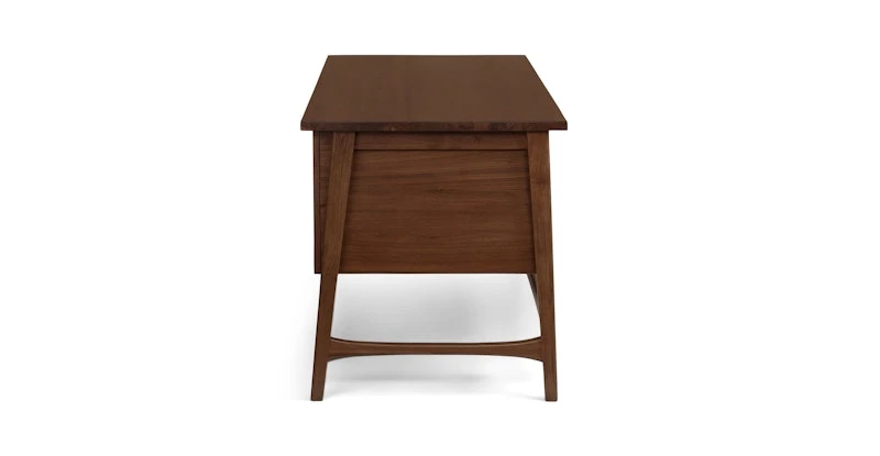 Krossa Walnut Executive Desk 4 Krossa Walnut Executive Desk - Image 4