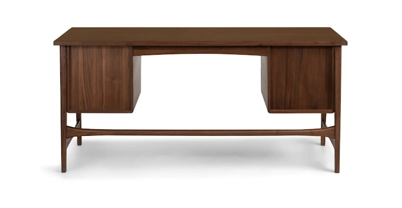 Krossa Walnut Executive Desk 5 Krossa Walnut Executive Desk - Image 5