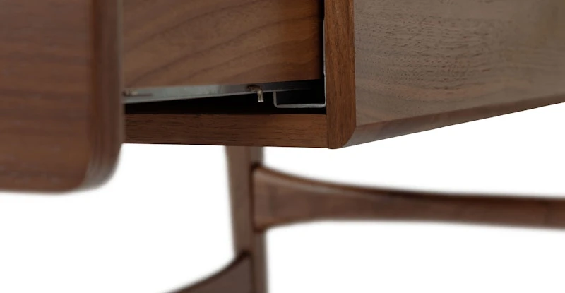 Krossa Walnut Executive Desk 8 Krossa Walnut Executive Desk - Image 8