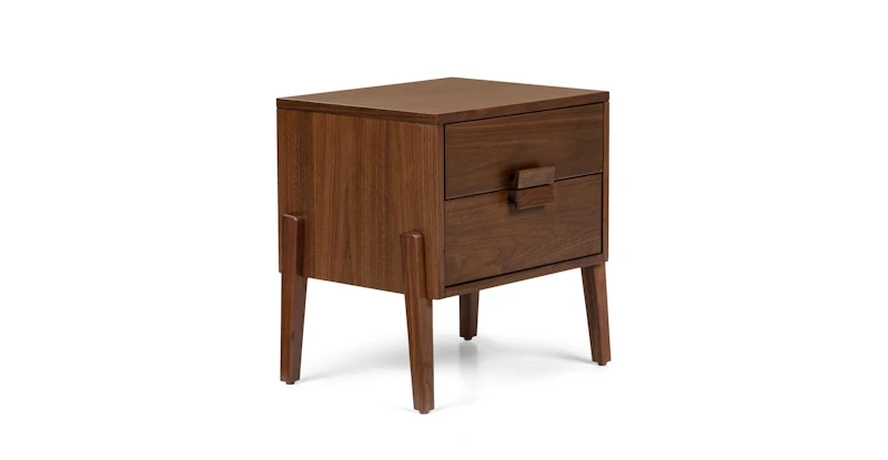 Vireo Walnut 2-Drawer Nightstand 2 Vireo Walnut 2-Drawer Nightstand - Image 2