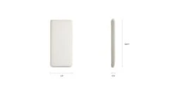 Noel Lunaria White Bouclé 48" Headboard Extension Panels 13 Noel Lunaria White Bouclé 48" Headboard Extension Panels -Article Shop image85157