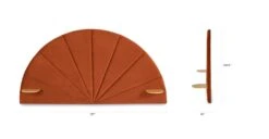 Almelo Sumac Red King Headboard -Article Shop image85339