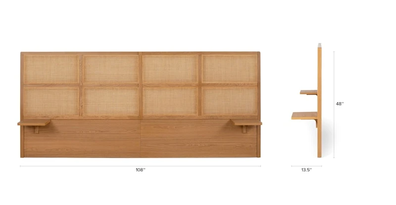 Olalla Oak King Headboard 11 Olalla Oak King Headboard - Image 11