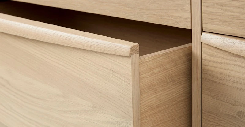 Lenia White Oak 9-Drawer Dresser 9 Lenia White Oak 9-Drawer Dresser - Image 9
