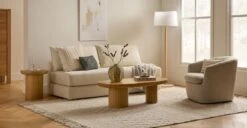 Braam Vintage White Sofa Bed