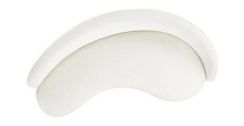 Kayra Ivory Bouclé Sofa 4 Kayra Ivory Bouclé Sofa - Image 4