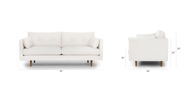 Anton Limestone 74" Sofa 10 Anton Limestone 74" Sofa - Image 10