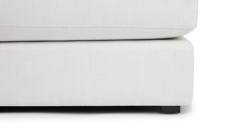 Beta Quartz White Ottoman 4 Beta Quartz White Ottoman - Image 4