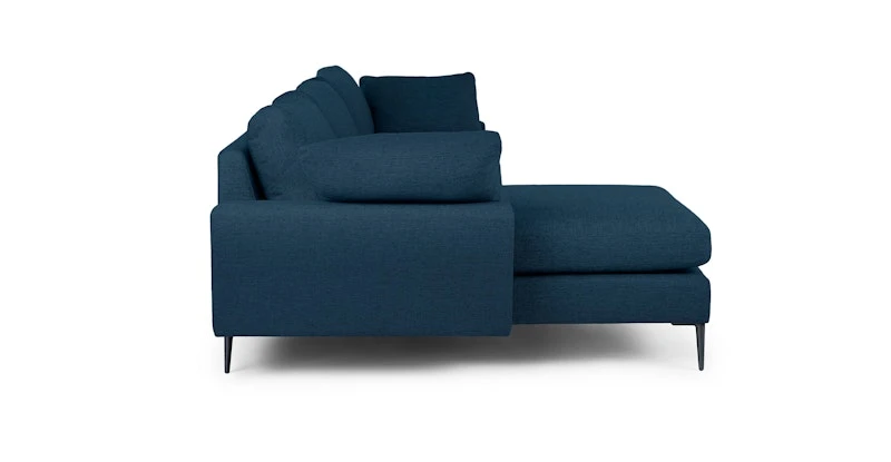 Nova Twilight Blue Reversible Sectional 3 Nova Twilight Blue Reversible Sectional - Image 3