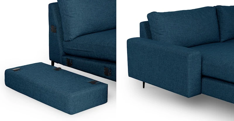 Nova Twilight Blue Reversible Sectional 7 Nova Twilight Blue Reversible Sectional - Image 7