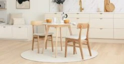 Ecole Mist Gray Oak Dining Chair
