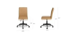 Passo Charme Tan Office Chair 19 Passo Charme Tan Office Chair -Article Shop image88775