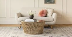 Gabriola Ivory Bouclé Loveseat