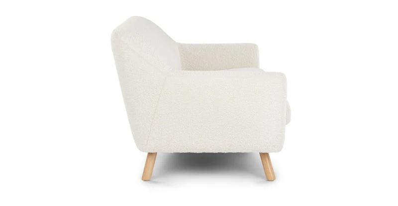 Gabriola Ivory Bouclé Loveseat 4 Gabriola Ivory Bouclé Loveseat - Image 4