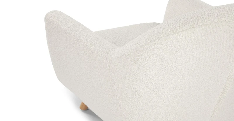 Gabriola Ivory Bouclé Lounge Chair 7 Gabriola Ivory Bouclé Lounge Chair - Image 7