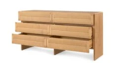 Monterey Oak 6-Drawer Double Dresser 16 Monterey Oak 6-Drawer Double Dresser -Article Shop image89434