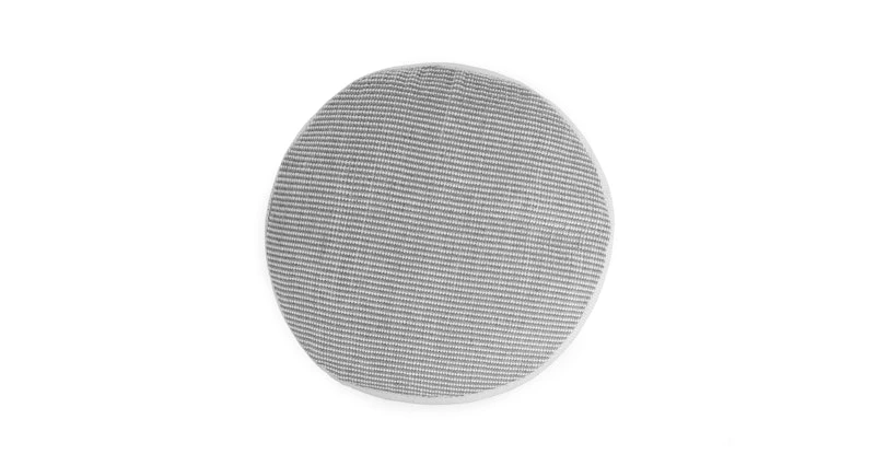Redondo Light Gray Indoor/Outdoor Pouf 4 Redondo Light Gray Indoor/Outdoor Pouf - Image 4