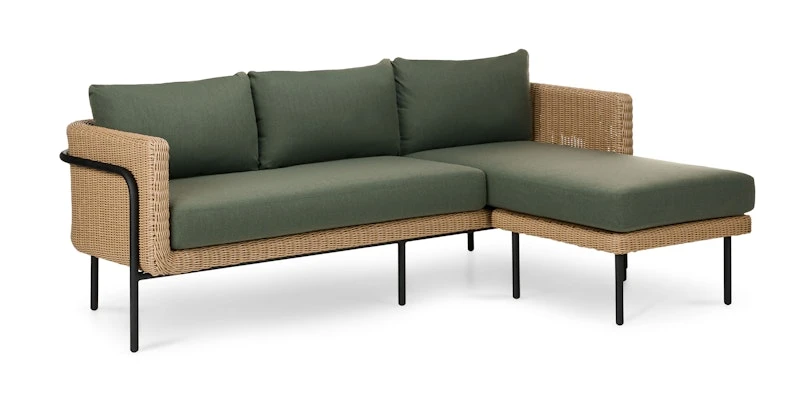 Aby Dravite Green Reversible Sectional 3 Aby Dravite Green Reversible Sectional - Image 3