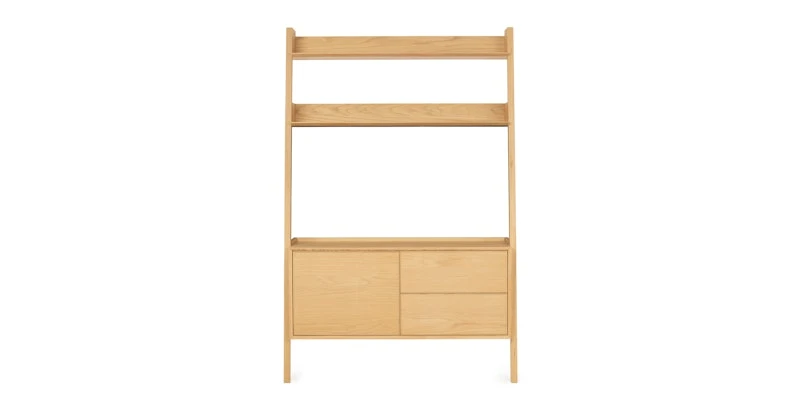 Fantol Oak Storage Shelf 2 Fantol Oak Storage Shelf - Image 2