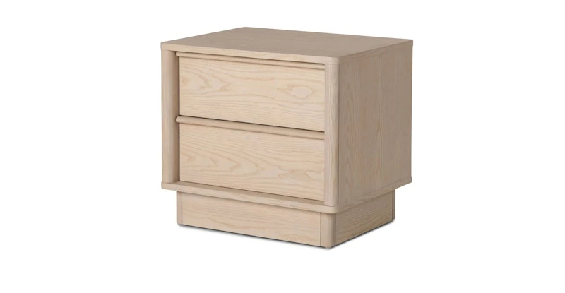 Aster Natural Ash 2-Drawer Nightstand 2 Aster Natural Ash 2-Drawer Nightstand - Image 2